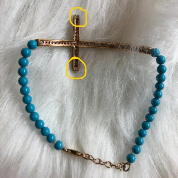 Cross bracelet 14k Gold - Picture 4 of 5